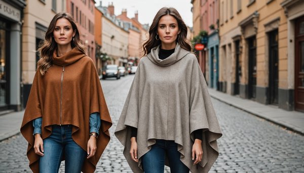 Découvrez des ponchos élégants pour femmes : confort assuré